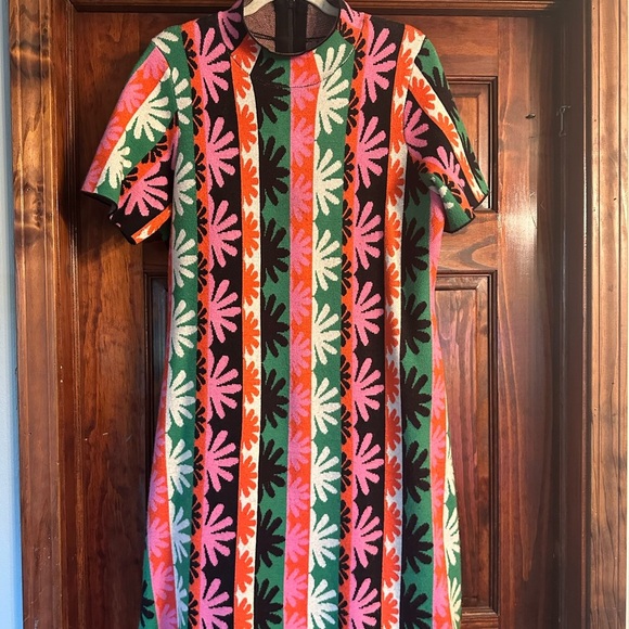 Anthropologie Dresses & Skirts - Anthropologie Pink and Black Knit Dress